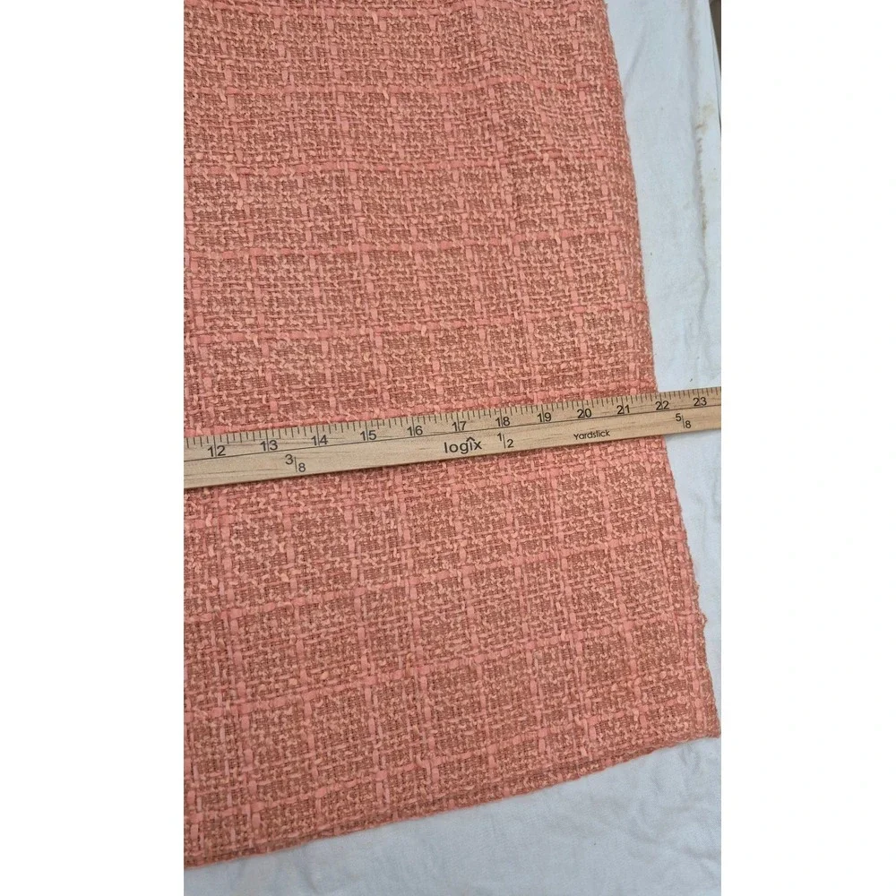 Donna Karan Suit Womens 16 Pink Tweed Jacket Pencil Skirt Professional NWT Retro